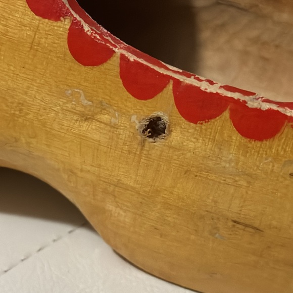 “Holland” Wooden Clog Collectible-Vintage with Wear - Picture 12 of 13